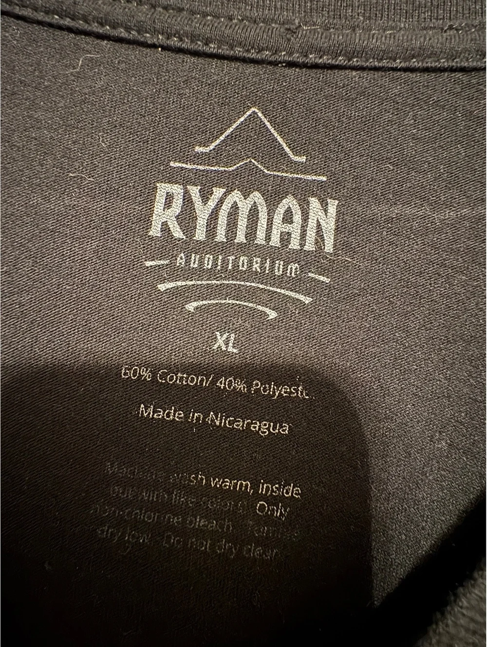 Ryman Auditorium Take Me To Church Black Graphic T-Shirt XL